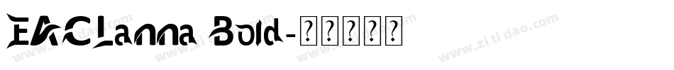 EACLanna Bold字体转换